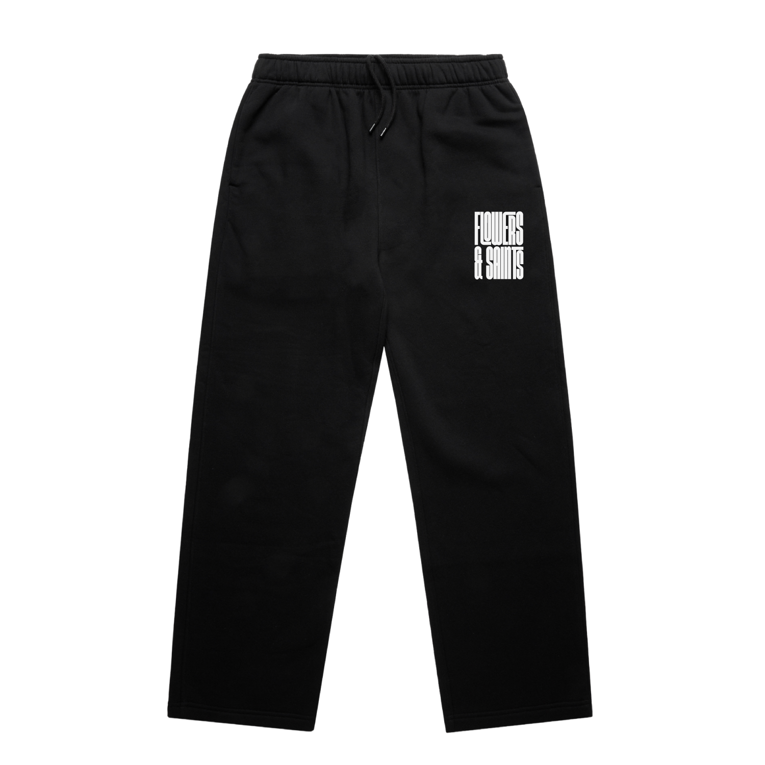 Flowers & Saints Relax Cuffless Track Pants - Sacred Shadow