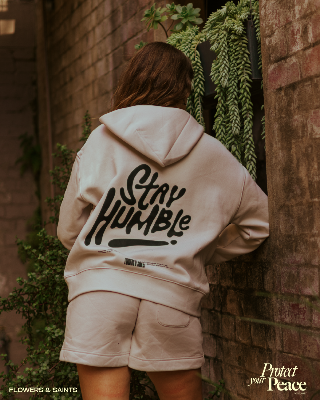 Stay Humble Relax Hood - Sacred Sand