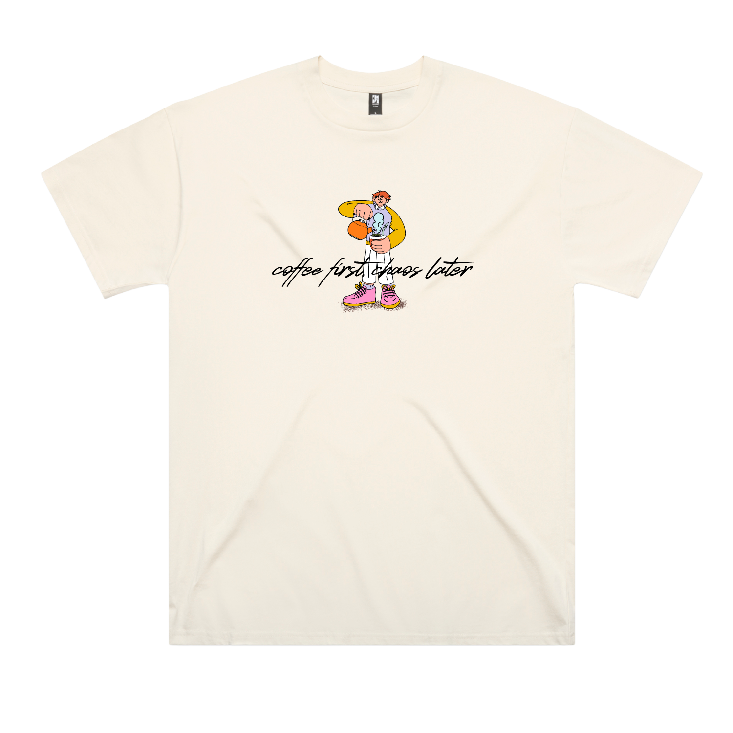 Extra Strong Coffee Club — The Oversized Tee — Ecru Saint