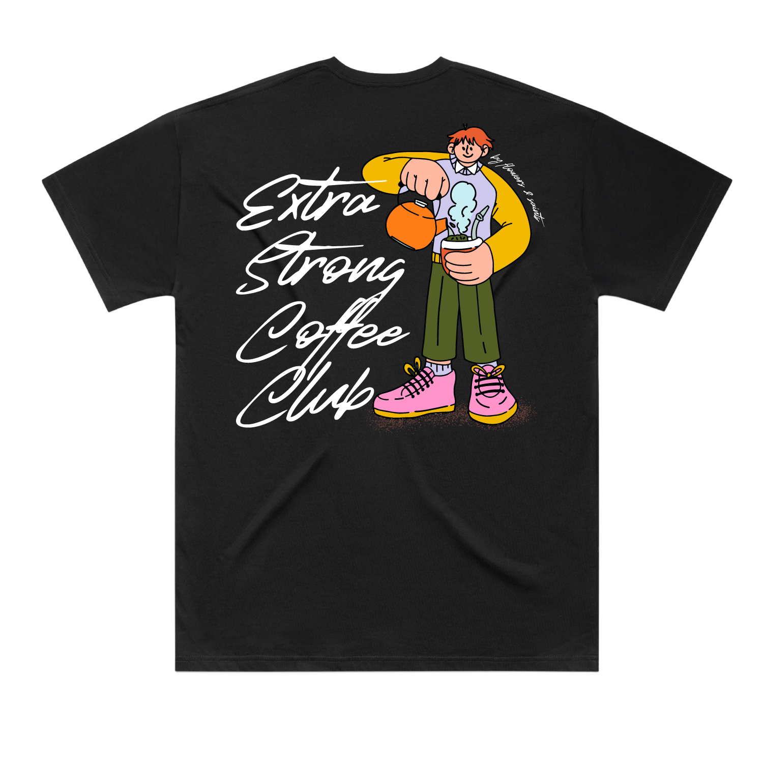 Extra Strong Coffee Club — The Oversized Tee — Sacred Shadow