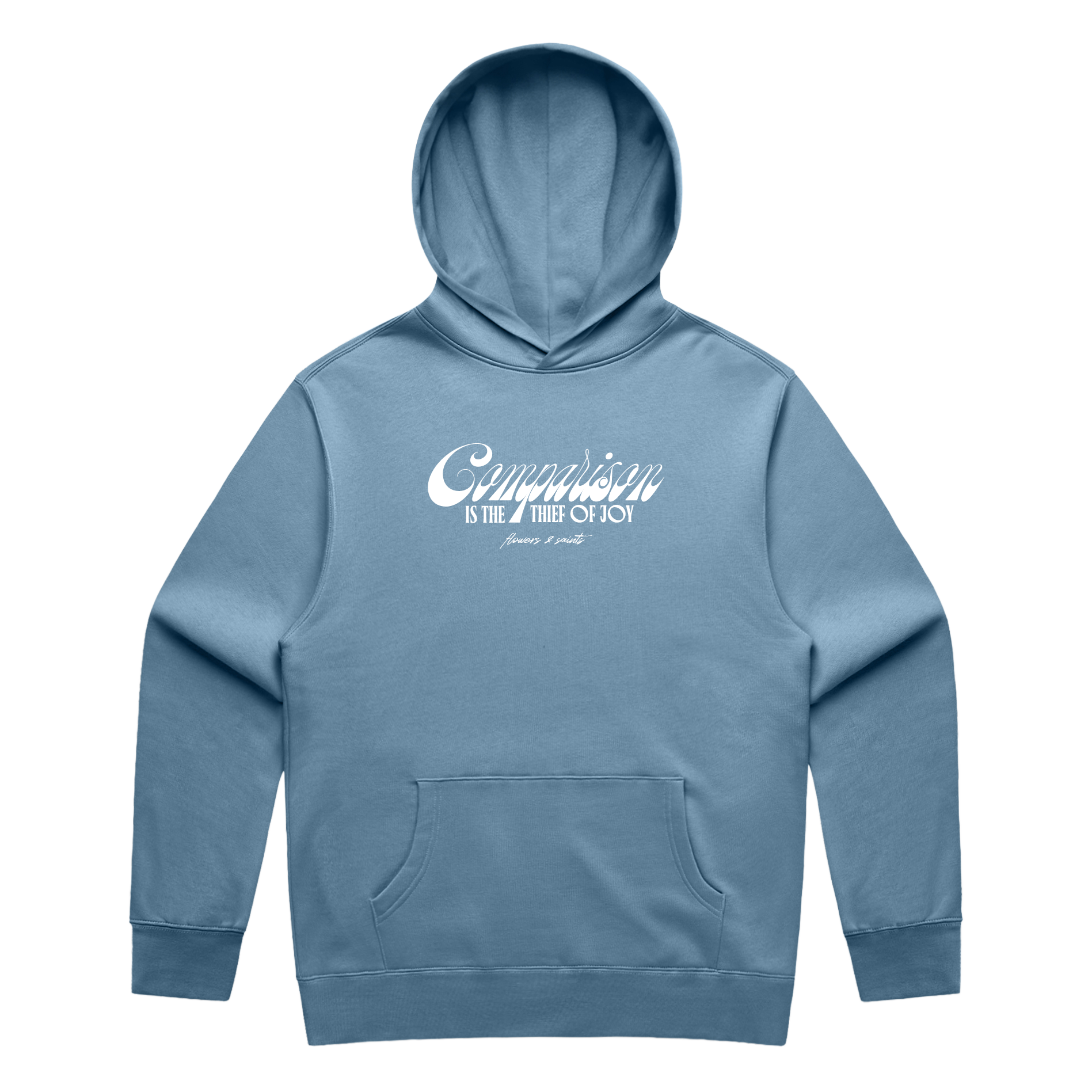 Comparison is the Thief of Joy — Relax Fit Hoodie — Blue Hour