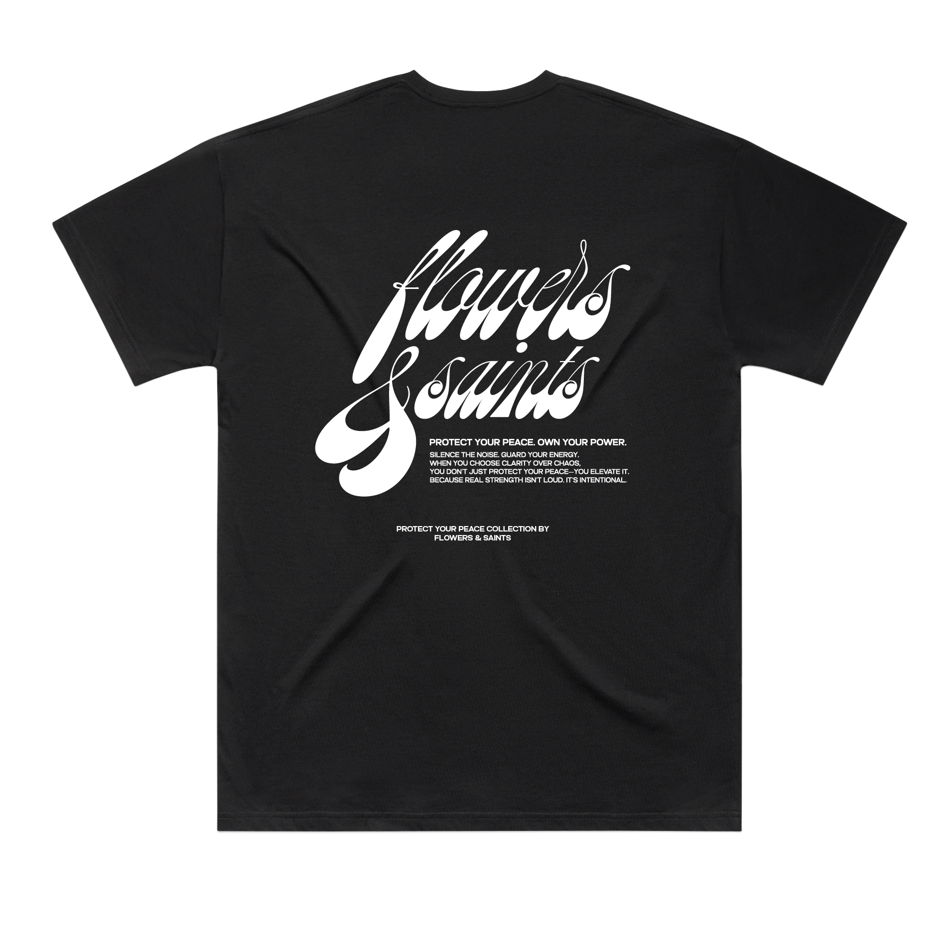 Saint's Signature — The Oversized Tee — Sacred Shadow