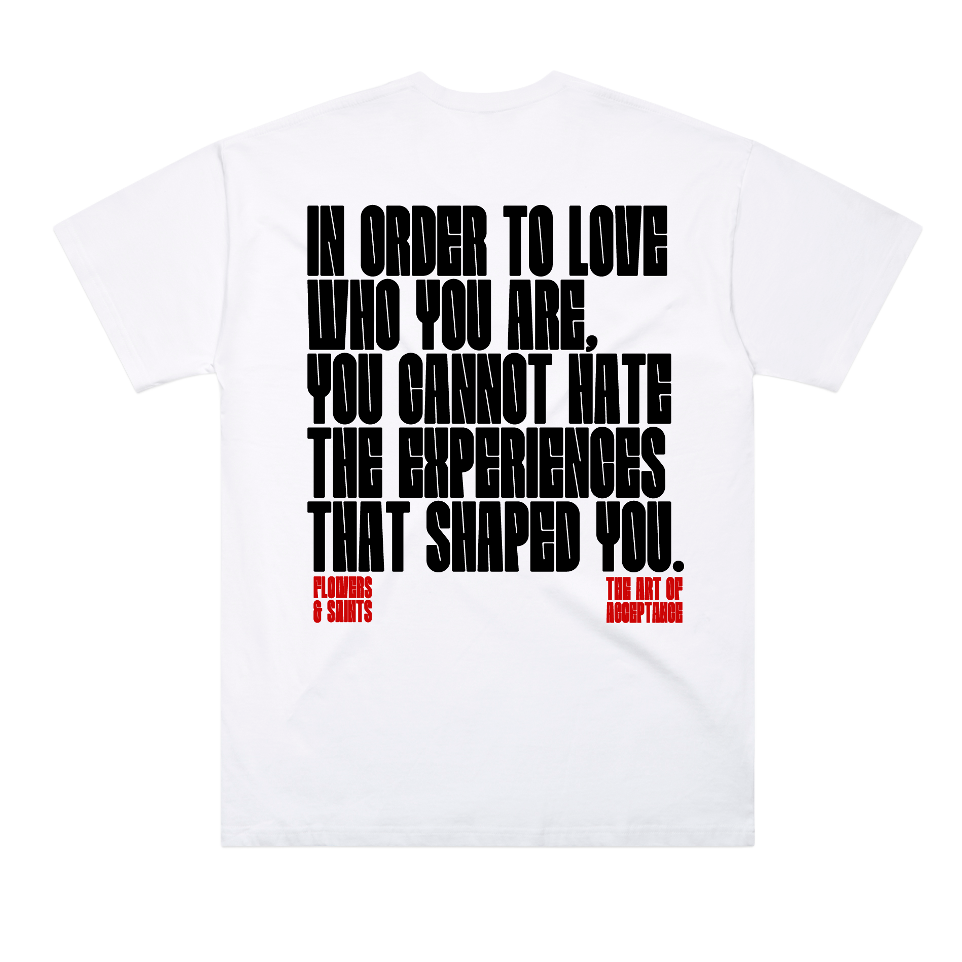 The Art of Acceptance - The Oversized Tee - Halo White