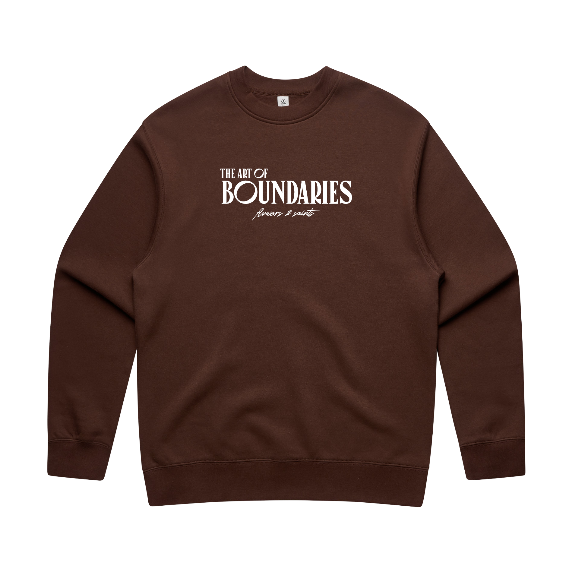 The Art of Boundaries — Relax Fit Crew Sweatshirt — Burnt Earth