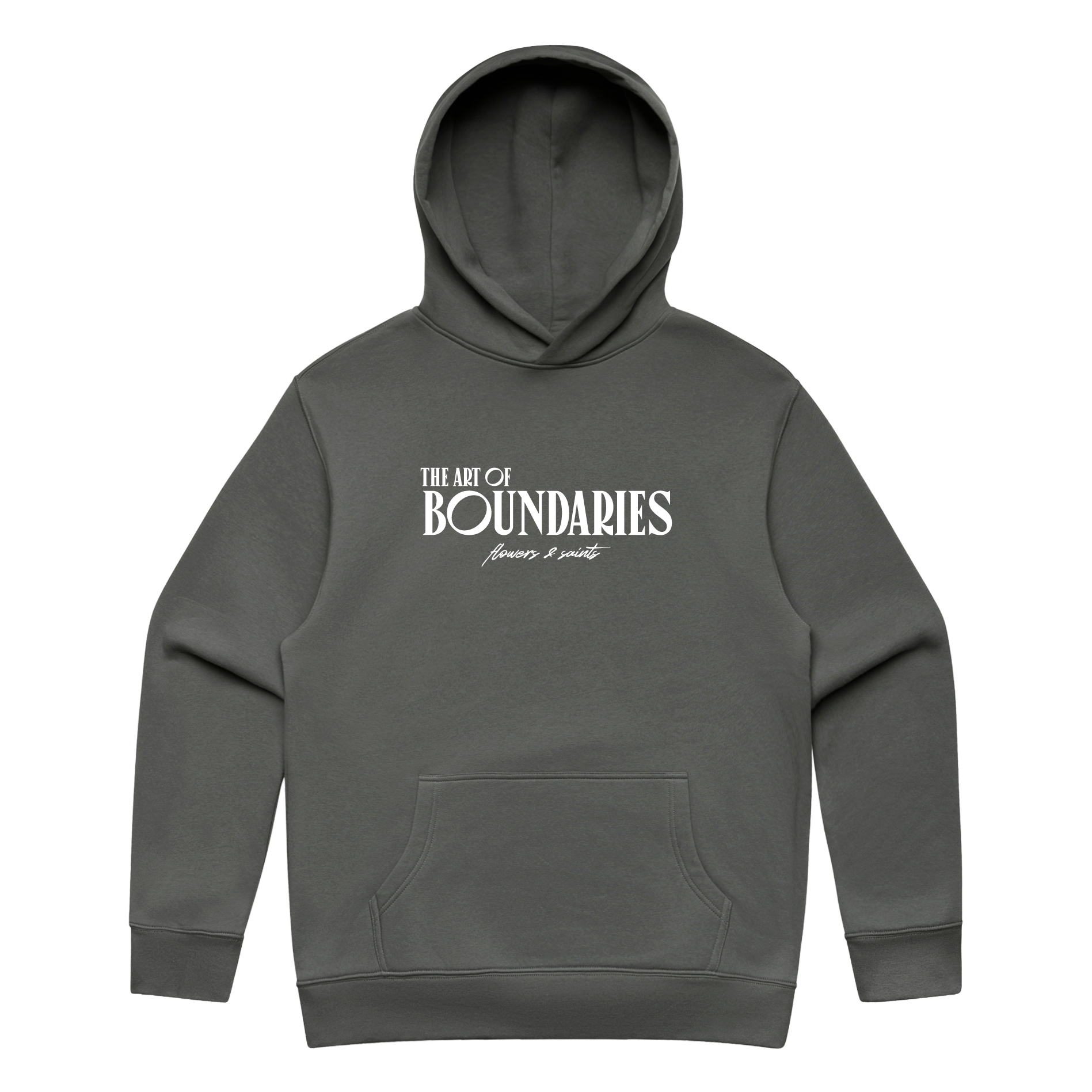 The Art of Boundaries — Relax Fit Hoodie — Silent Ash