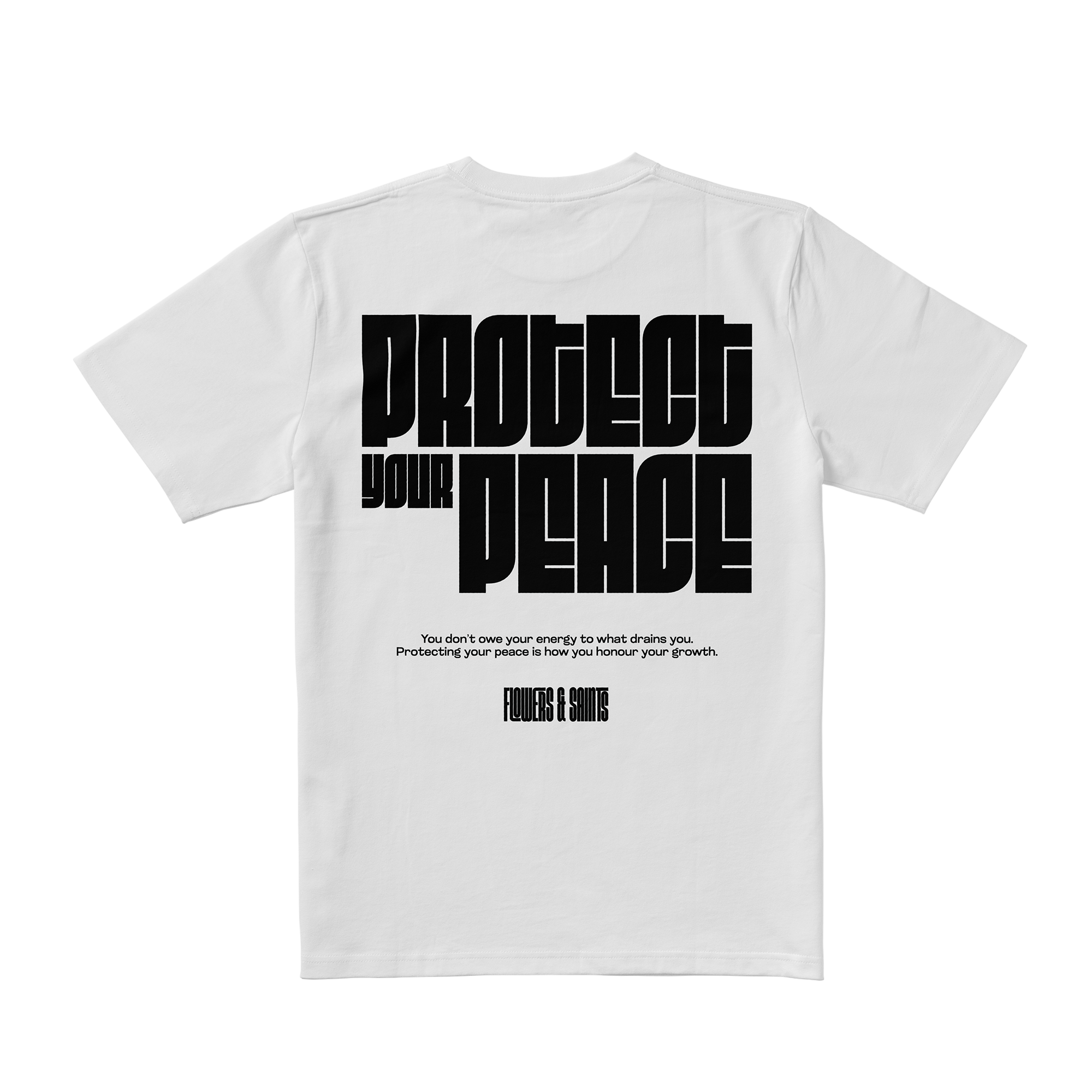 Protect Your Peace Tee - Halo White