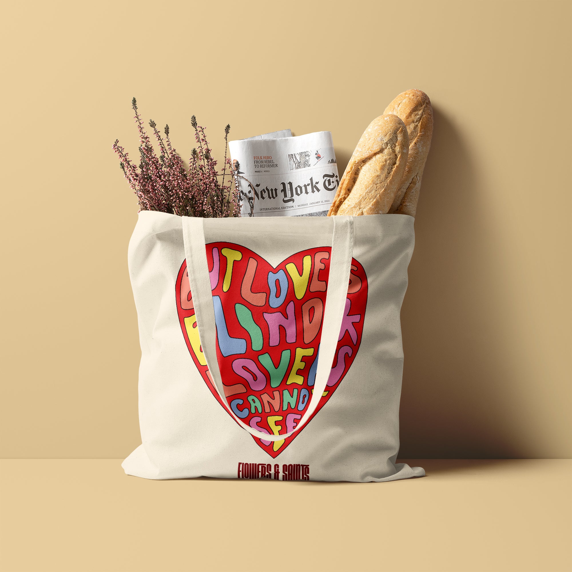 Love Is Blind - Eco Canvas Tote Bag