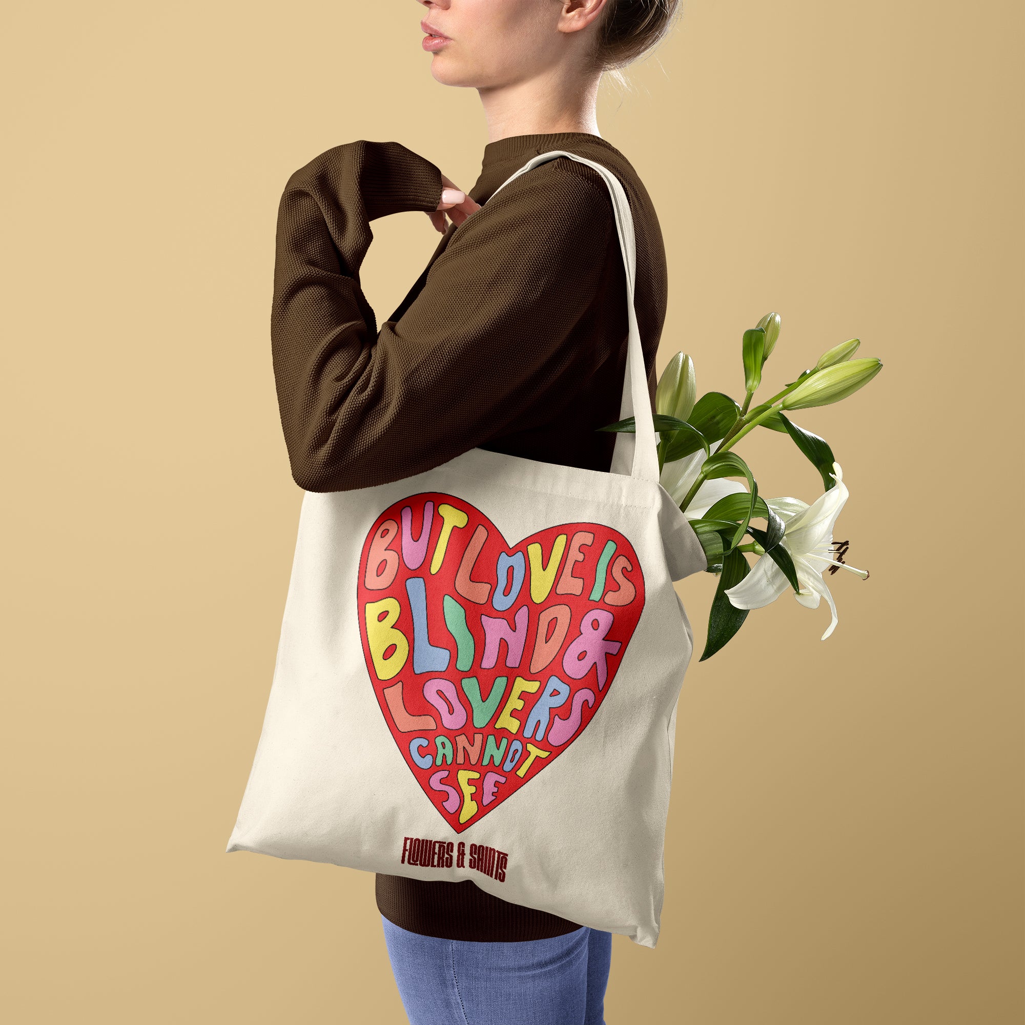 Love Is Blind - Eco Canvas Tote Bag