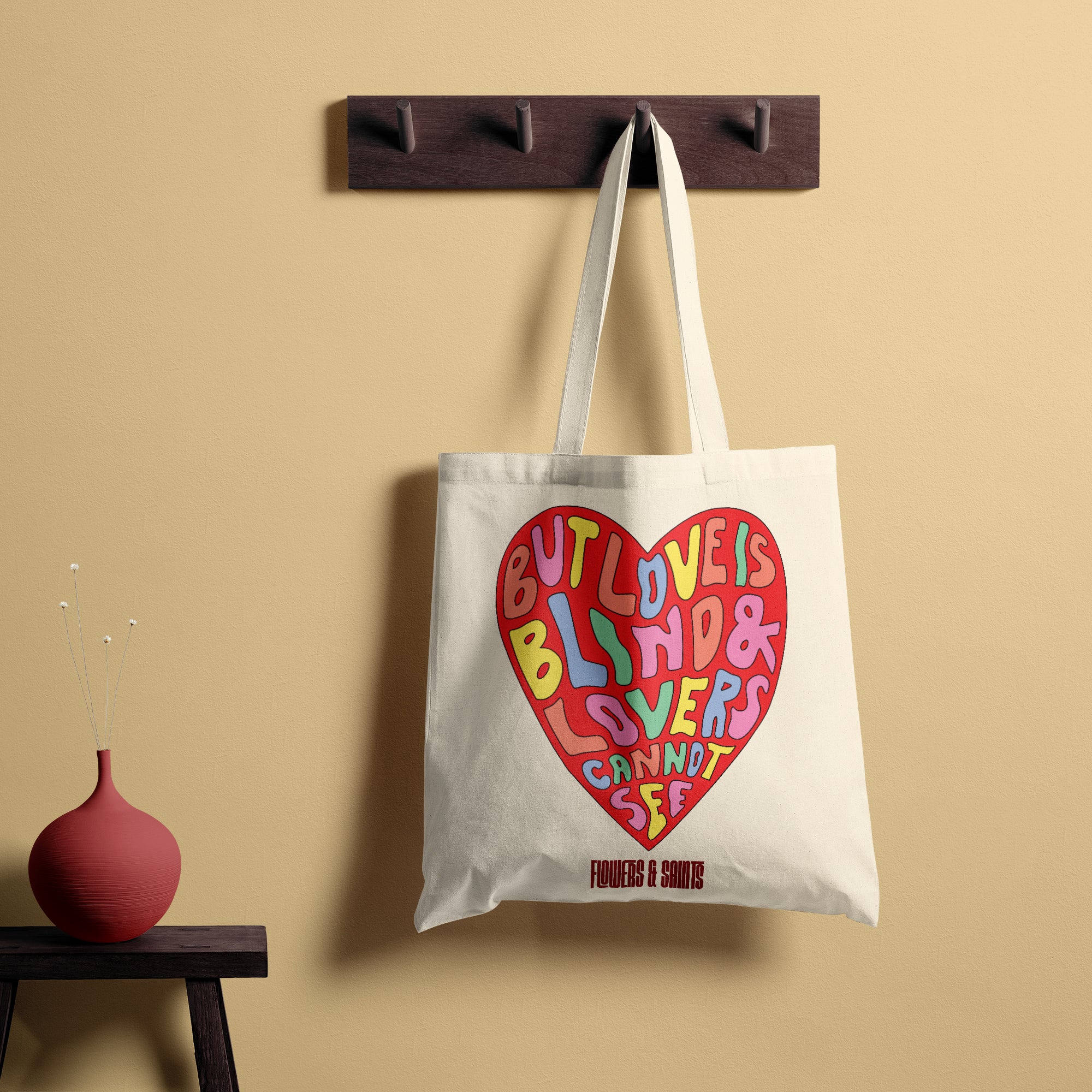 Love Is Blind - Eco Canvas Tote Bag