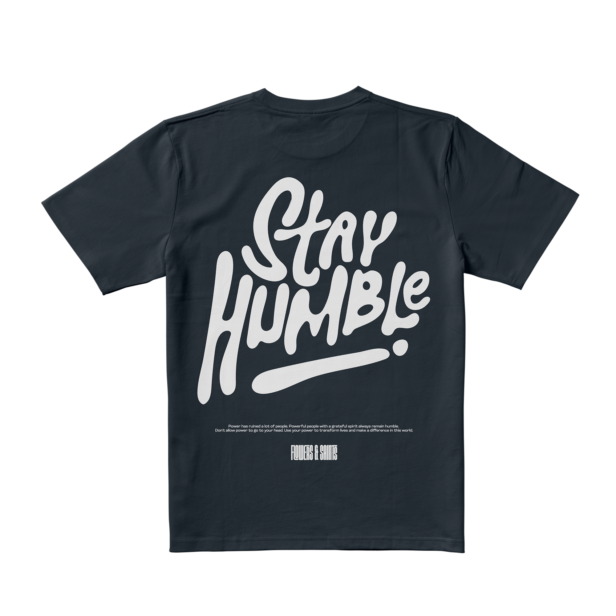 Stay Humble Tee - Oath Blue