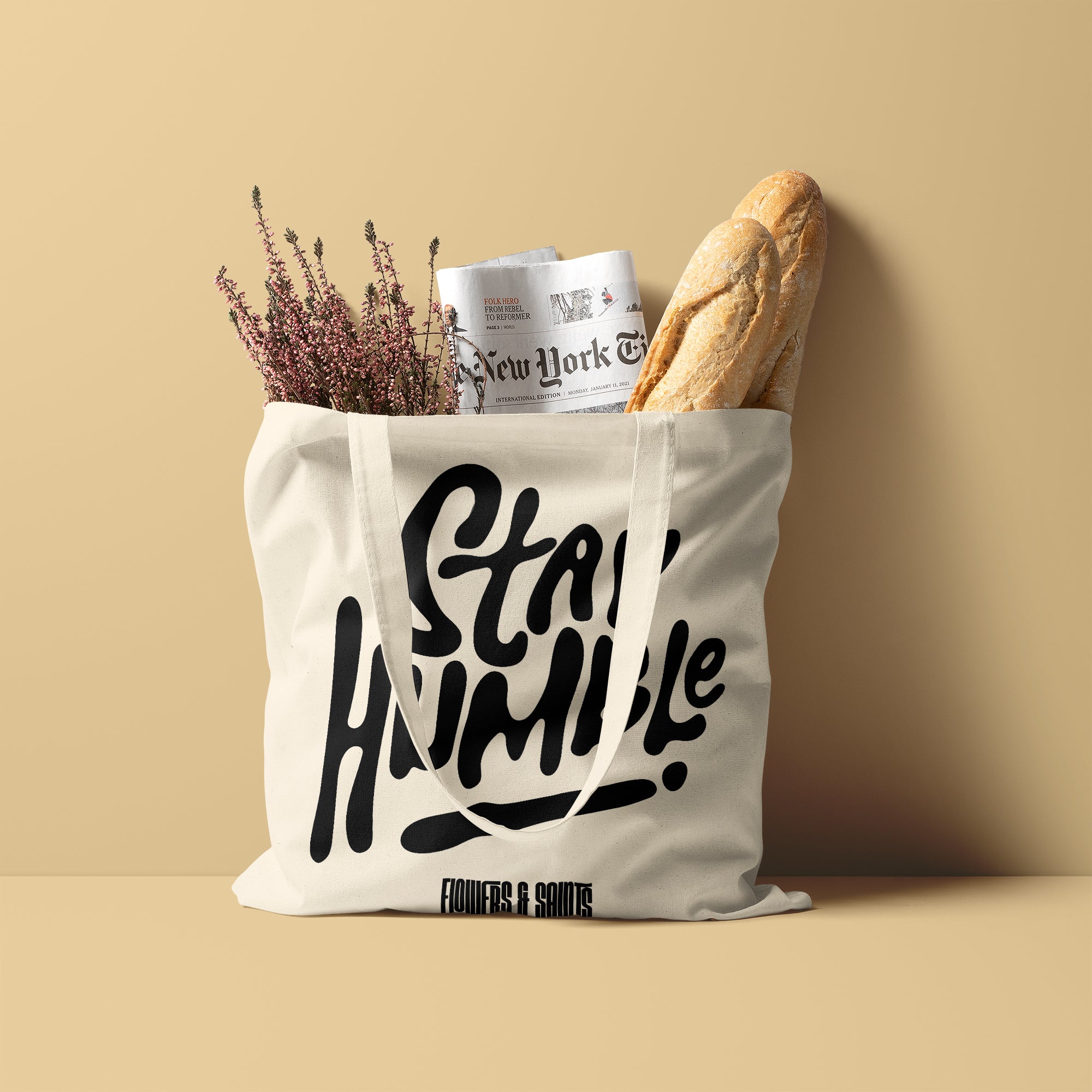 Stay Humble - Eco Canvas Tote Bag