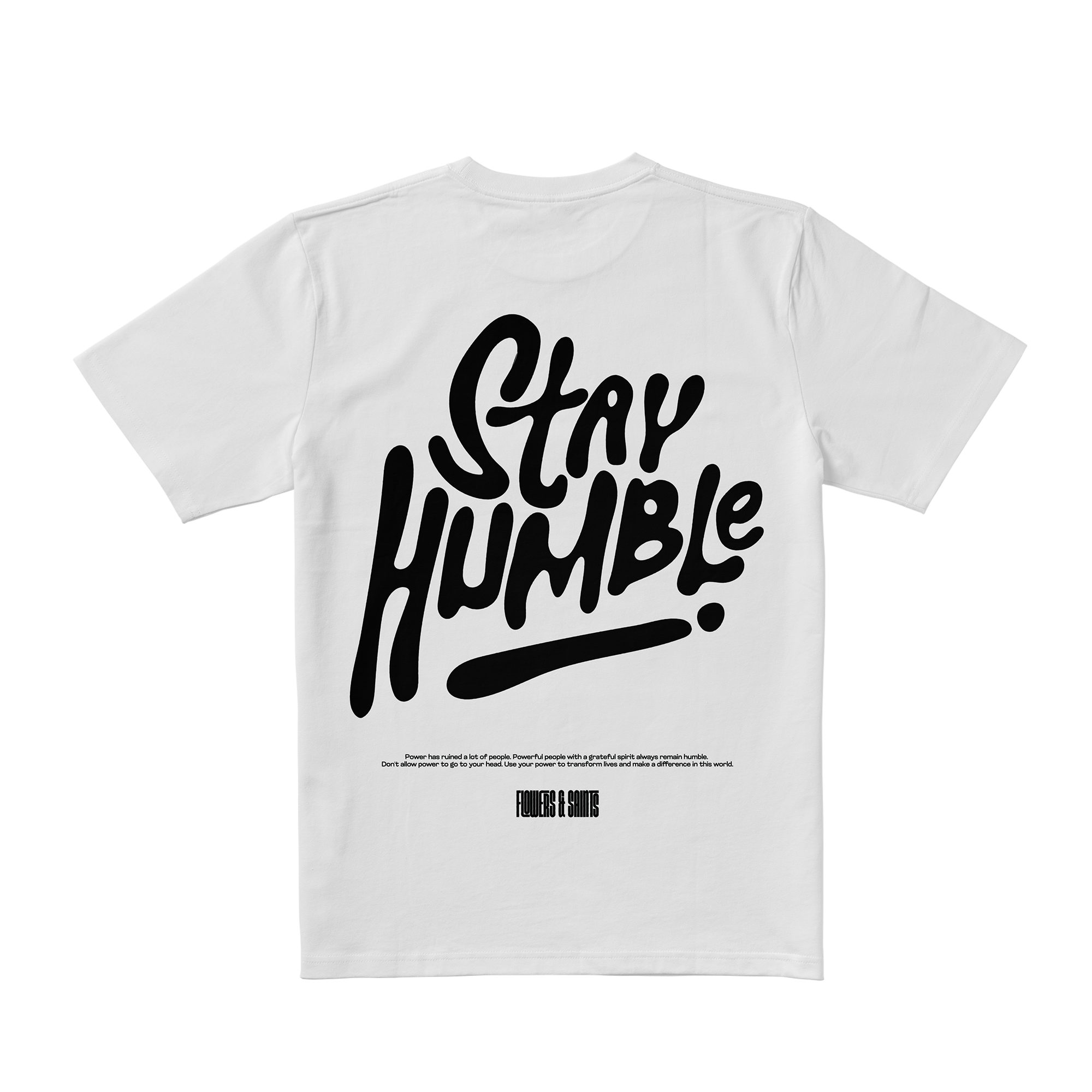 Stay Humble Tee - Halo White