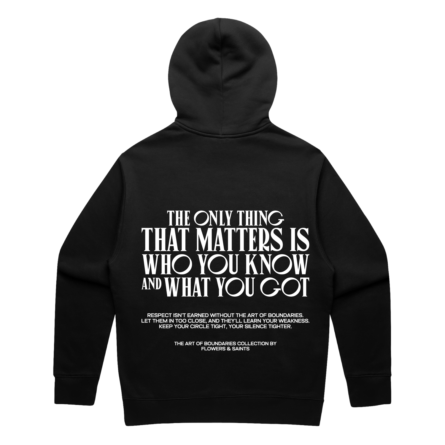 The Art of Boundaries Relax Hood - Sacred Shadow