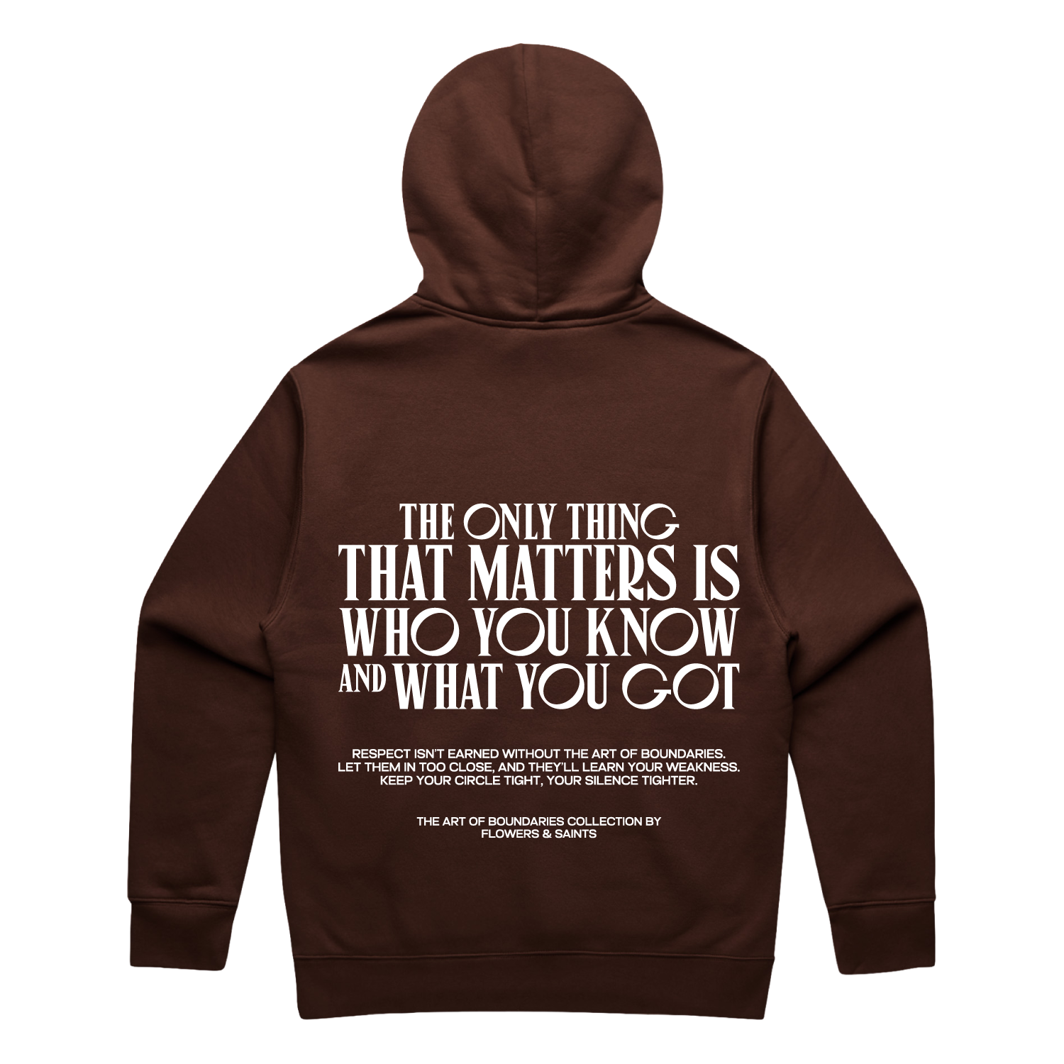 The Art of Boundaries Relax Hood - Woodsmoke