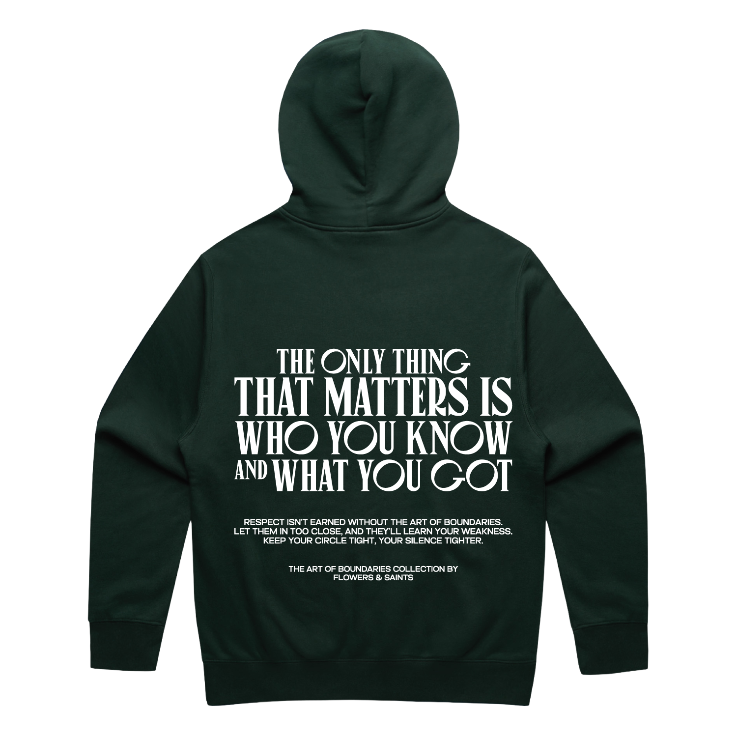 The Art of Boundaries Relax Hood - Holy Canopy