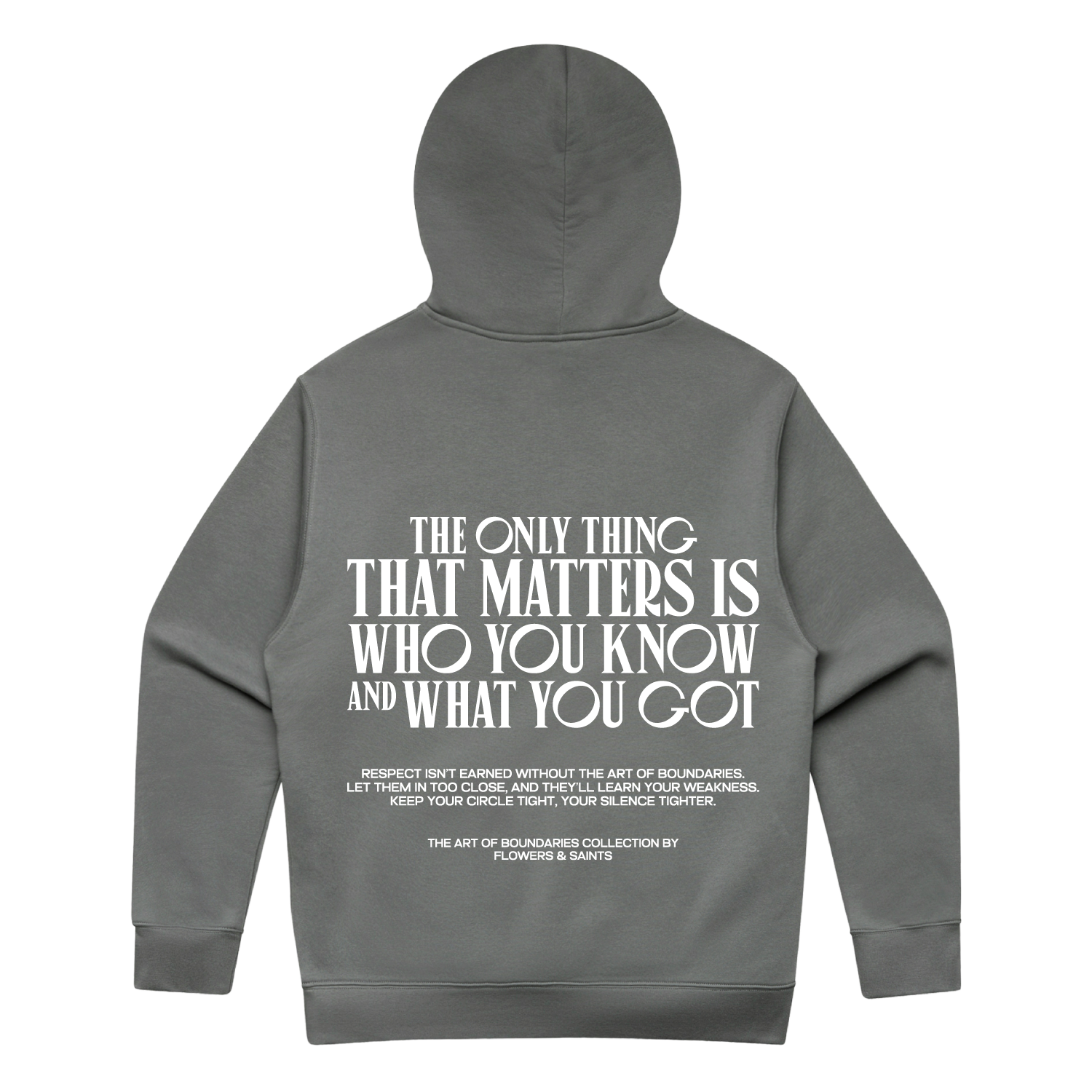 The Art of Boundaries Relax Hood - Faded Halo