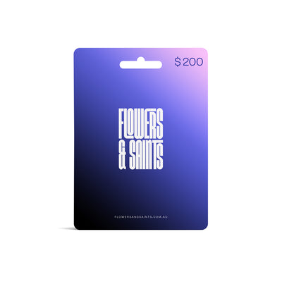 Flowers & Saints Gift Card