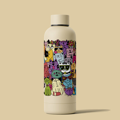 Cats Doodle -  500ml Bottle