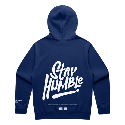 Stay Humble Relax Hood - Midnight Cobalt