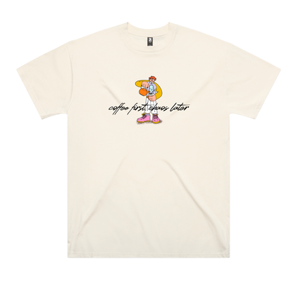 Extra Strong Coffee Club — The Oversized Tee — Ecru Saint