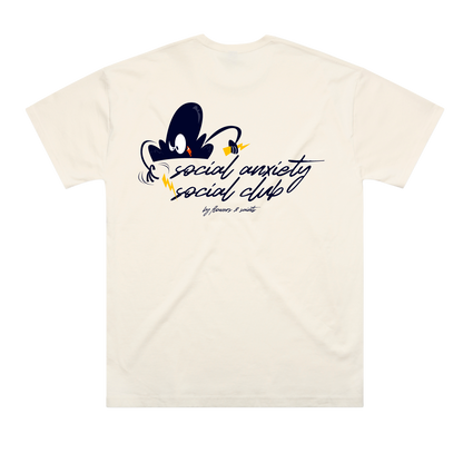 Social Anxiety Social Club — The Oversized Tee — Ecru Saint (Copy)