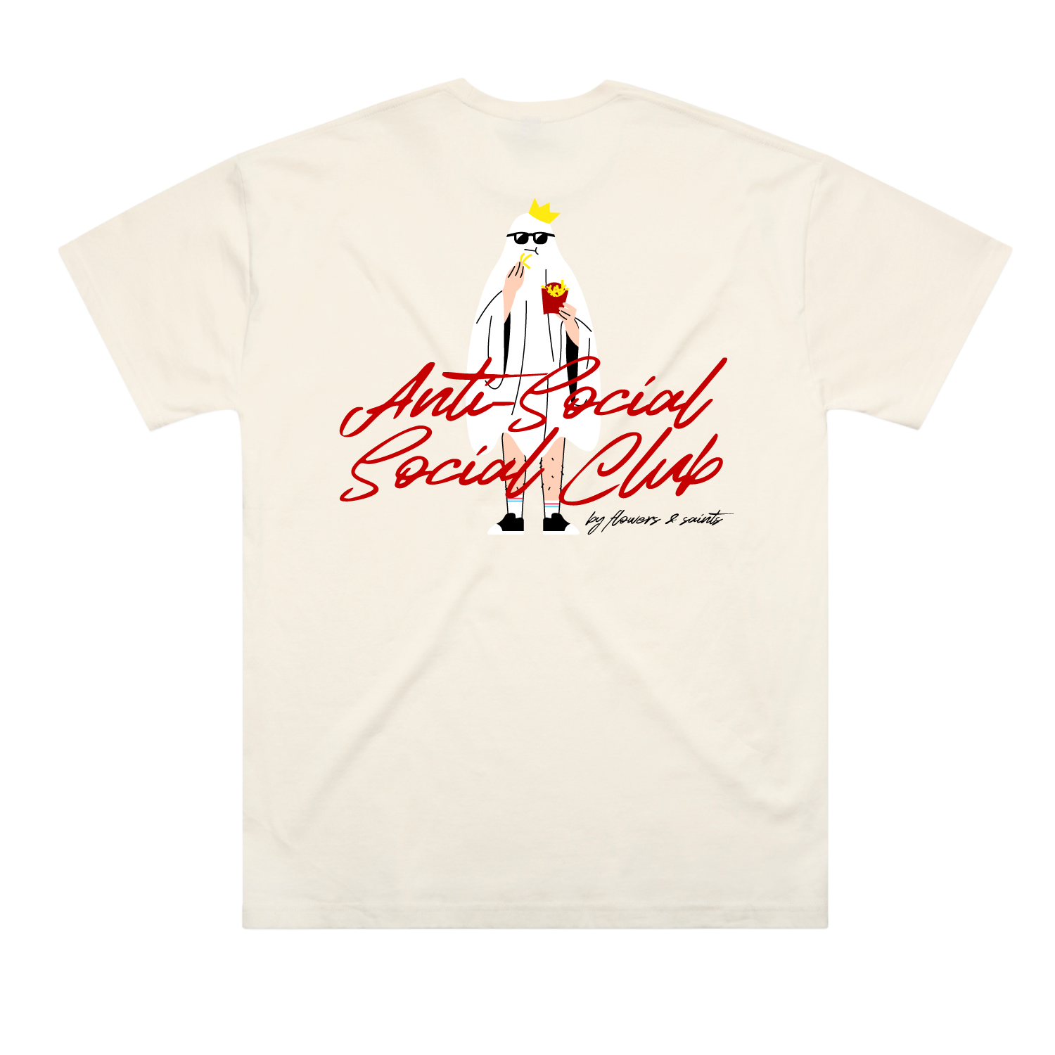 Anti-Social Social Club — The Oversized Tee — Ecru Saint