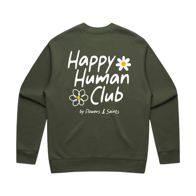 Happy Human Club — Relax Fit Crew Sweatshirt
