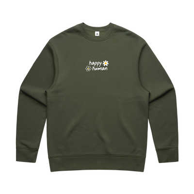 Happy Human Club — Relax Fit Crew Sweatshirt
