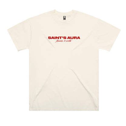 Protected Energy – The Oversized Tee – Ecru Saint