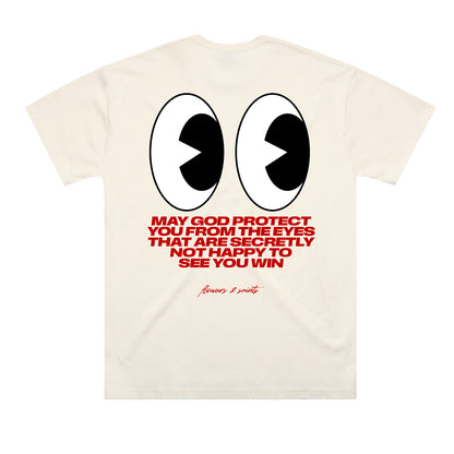 Protected Energy – The Oversized Tee – Ecru Saint