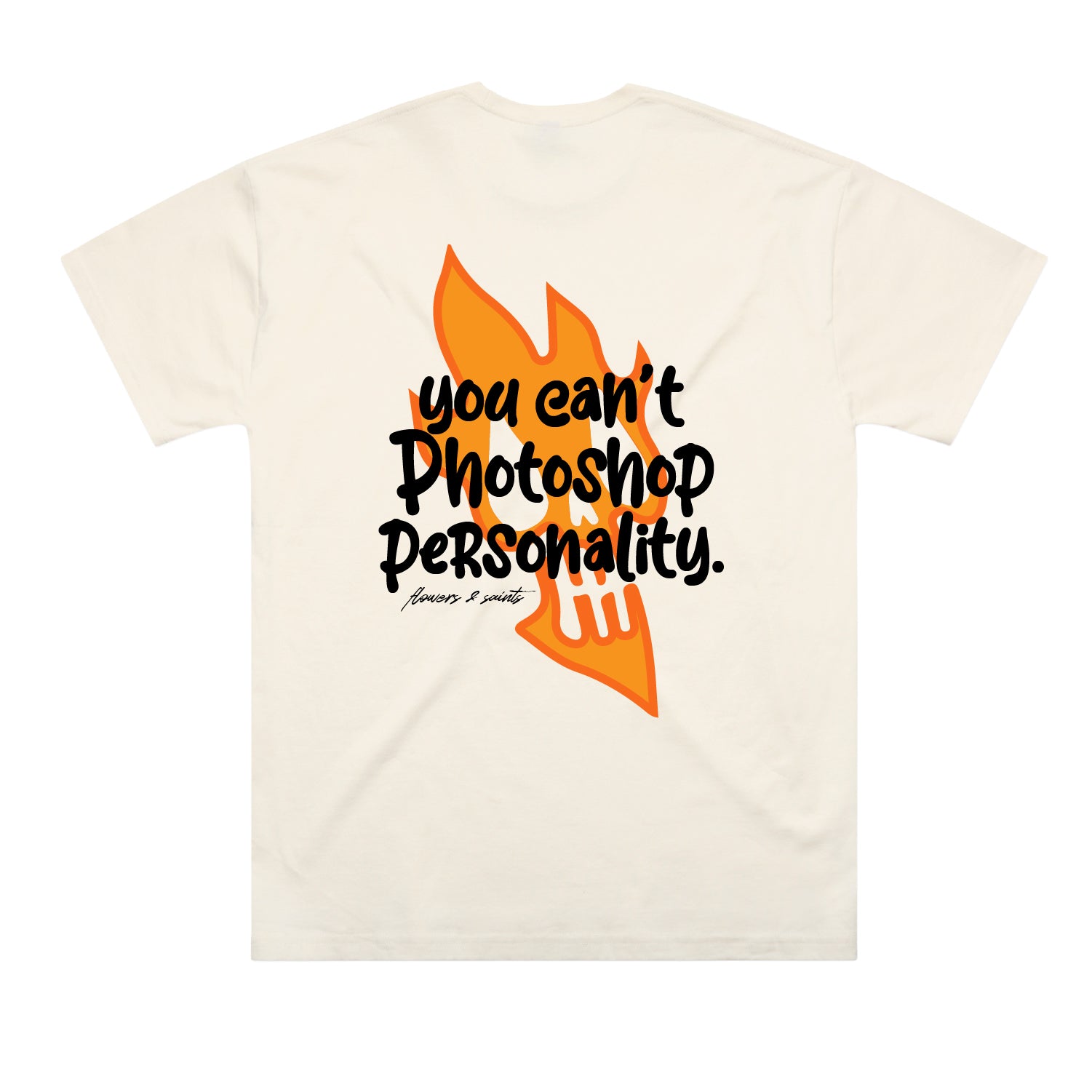 Unfiltered Personality – The Oversized Tee – Ecru Saint
