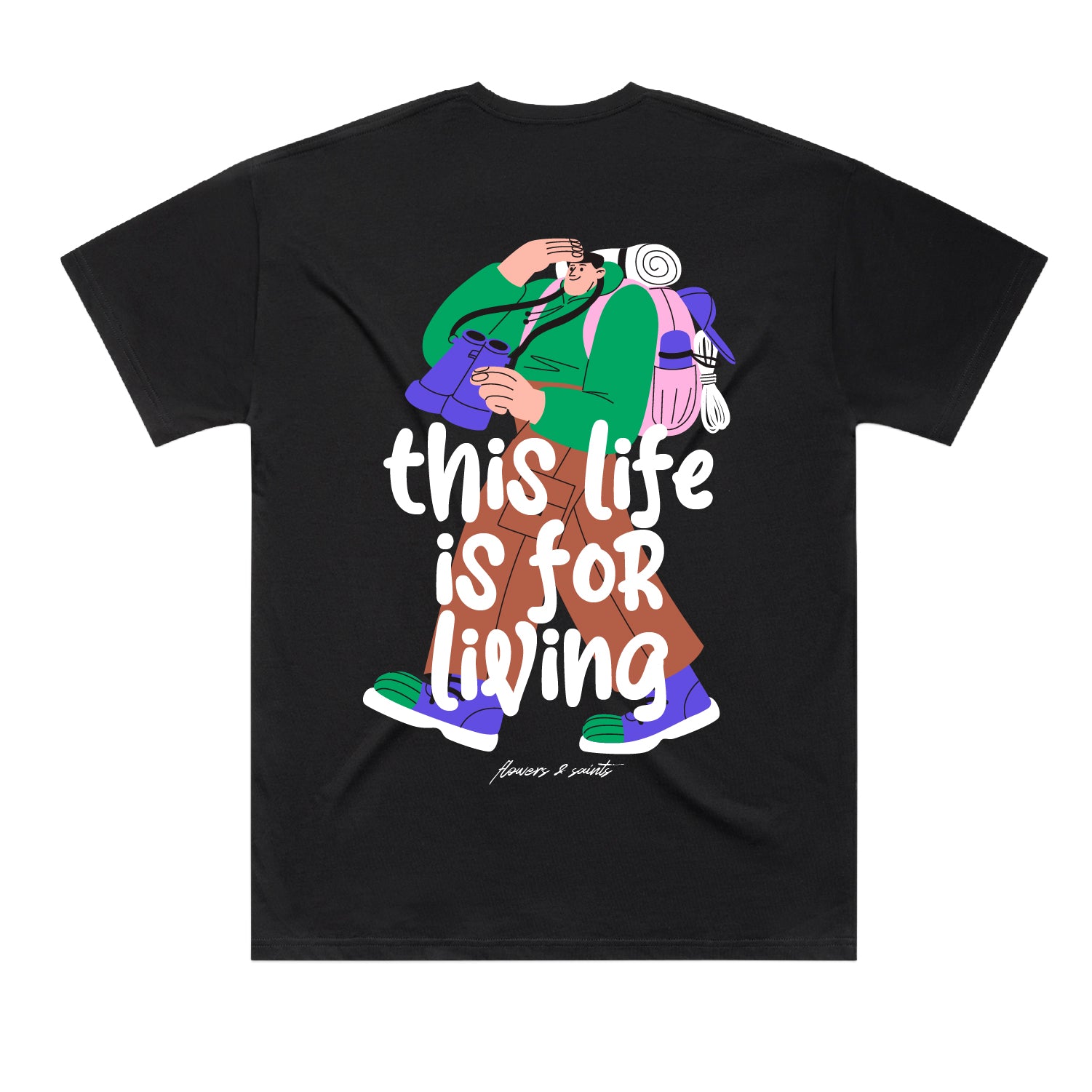 This Life Is For Living – The Oversized Tee - Sacred Shadow