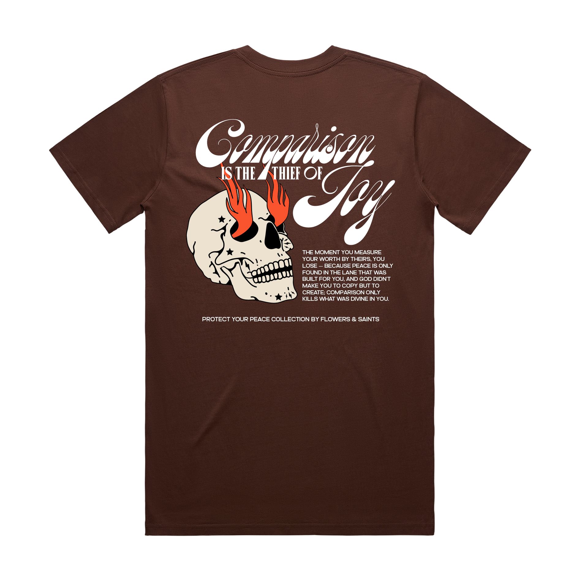 Comparison is the Thief of Joy  — The Essential Tee — Burnt Earth