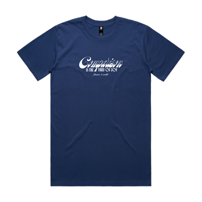 Comparison is the Thief of Joy  — The Essential Tee — Midnight Azure