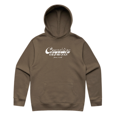 Comparison is the Thief of Joy — Relax Fit Hoodie — Umber Relic