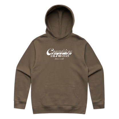 Comparison is the Thief of Joy — Relax Fit Hoodie — Umber Relic