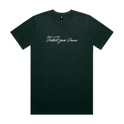 Protect Your Peace Affirmations - The Essential Tee - Quiet Evergreen