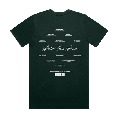 Protect Your Peace Affirmations - The Essential Tee - Quiet Evergreen