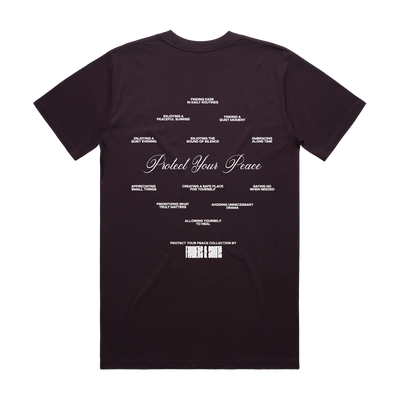 Protect Your Peace Affirmations - The Essential Tee - Duskwine