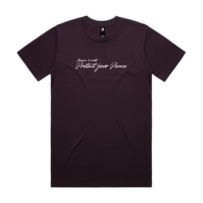 Protect Your Peace Affirmations - The Essential Tee - Duskwine