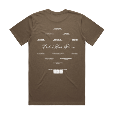Protect Your Peace Affirmations - The Essential Tee - Umber Relic