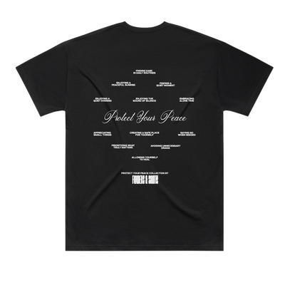 Protect Your Peace Affirmations  — The Oversized Tee — Sacred Shadow
