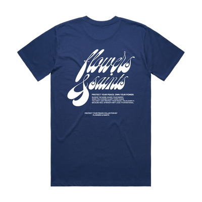 Saint's Signature - The Essential Tee - Midnight Azure