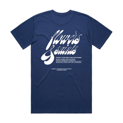 Saint's Signature - The Essential Tee - Midnight Azure