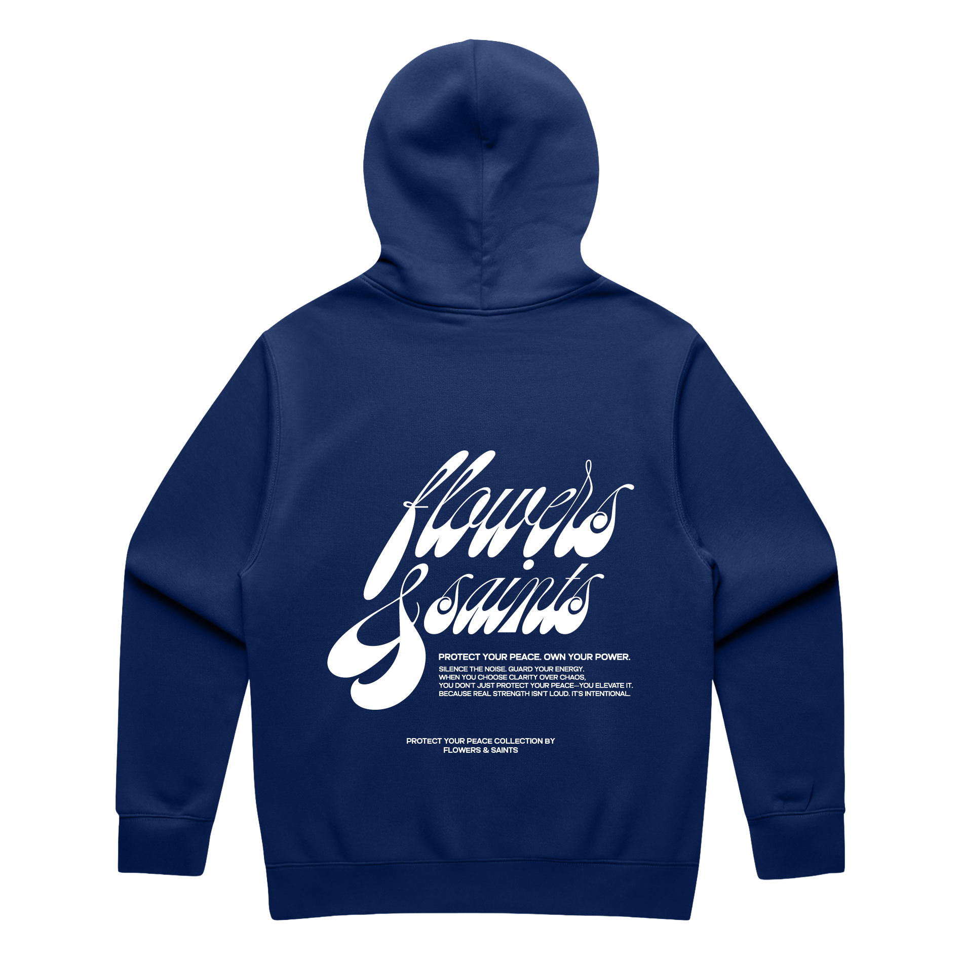 Saint's Signature — Relax Fit Hoodie  — Midnight Azure