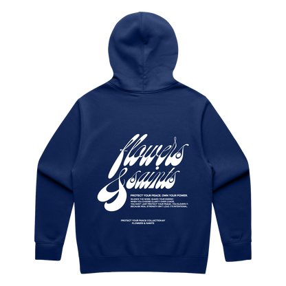 Saint's Signature — Relax Fit Hoodie  — Midnight Azure