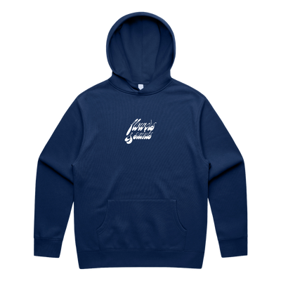 Saint's Signature — Relax Fit Hoodie  — Midnight Azure