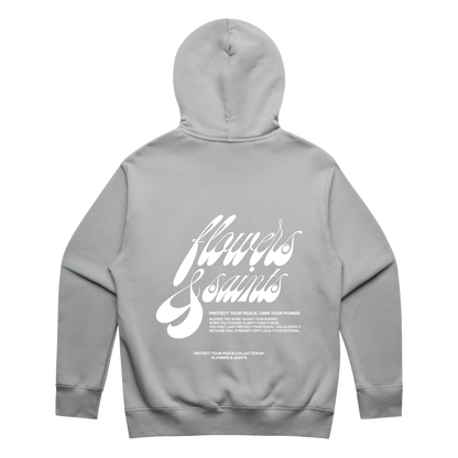 Saint's Signature — Relax Fit Hoodie — Silver Ash