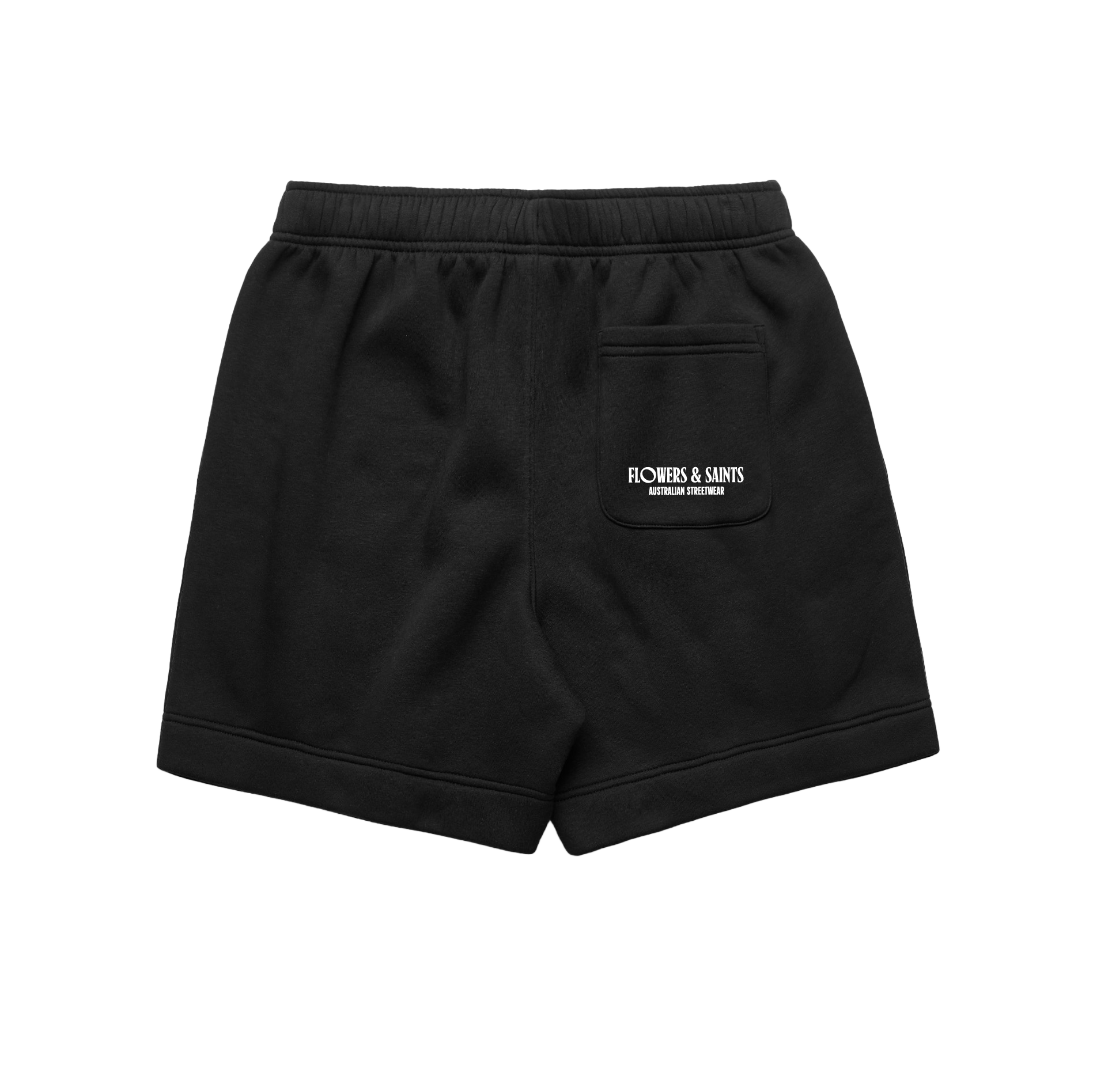 Flowers & Saints Relax Track Shorts 18" - Sacred Shadow
