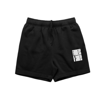 Flowers & Saints Relax Track Shorts 18" - Sacred Shadow